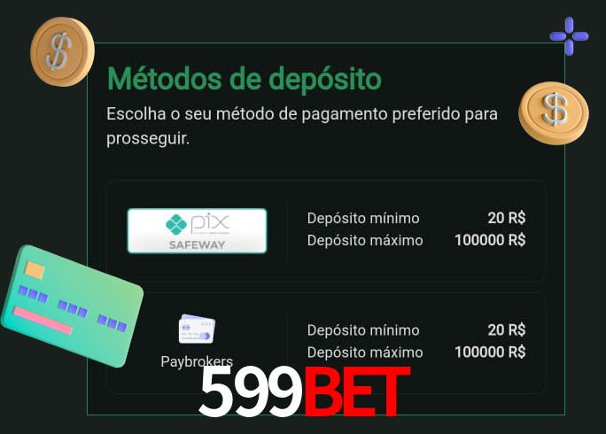 O cassino 599BETbet oferece uma grande variedade de métodos de pagamento